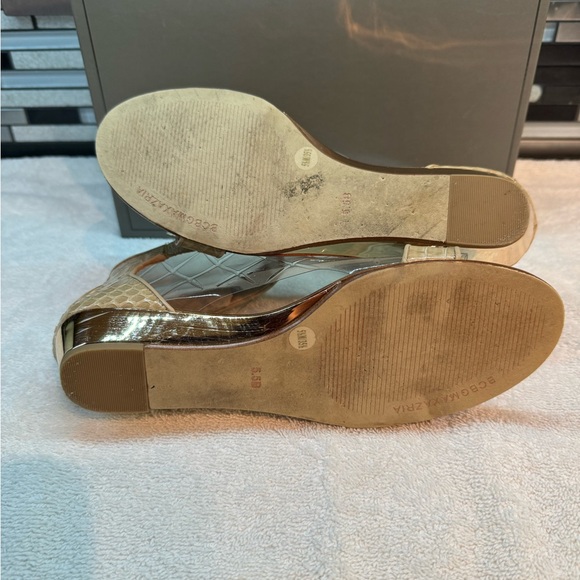 BCBG ankle strap low wedge sandal - Picture 6 of 6